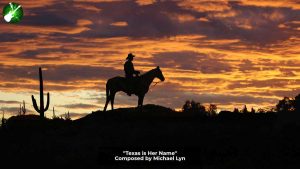 Man of Horse with sunset background