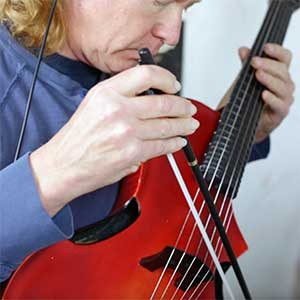 Michael Lyn Recording With Rare Violin Guitar